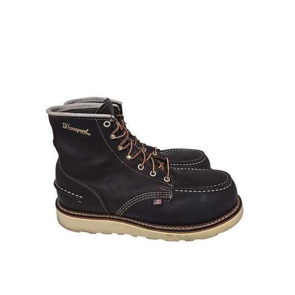 Thorogood Men's 6" Steel Toe WP Wedge Sole Work Boot USA 804-3600 Briar 10.5D - Picture 2 of 7